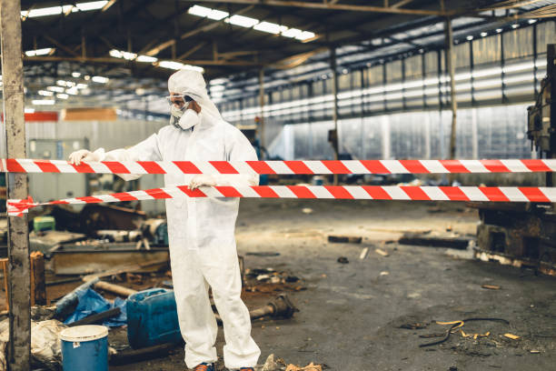 Professional Biohazard technician working in Ionia, MI
